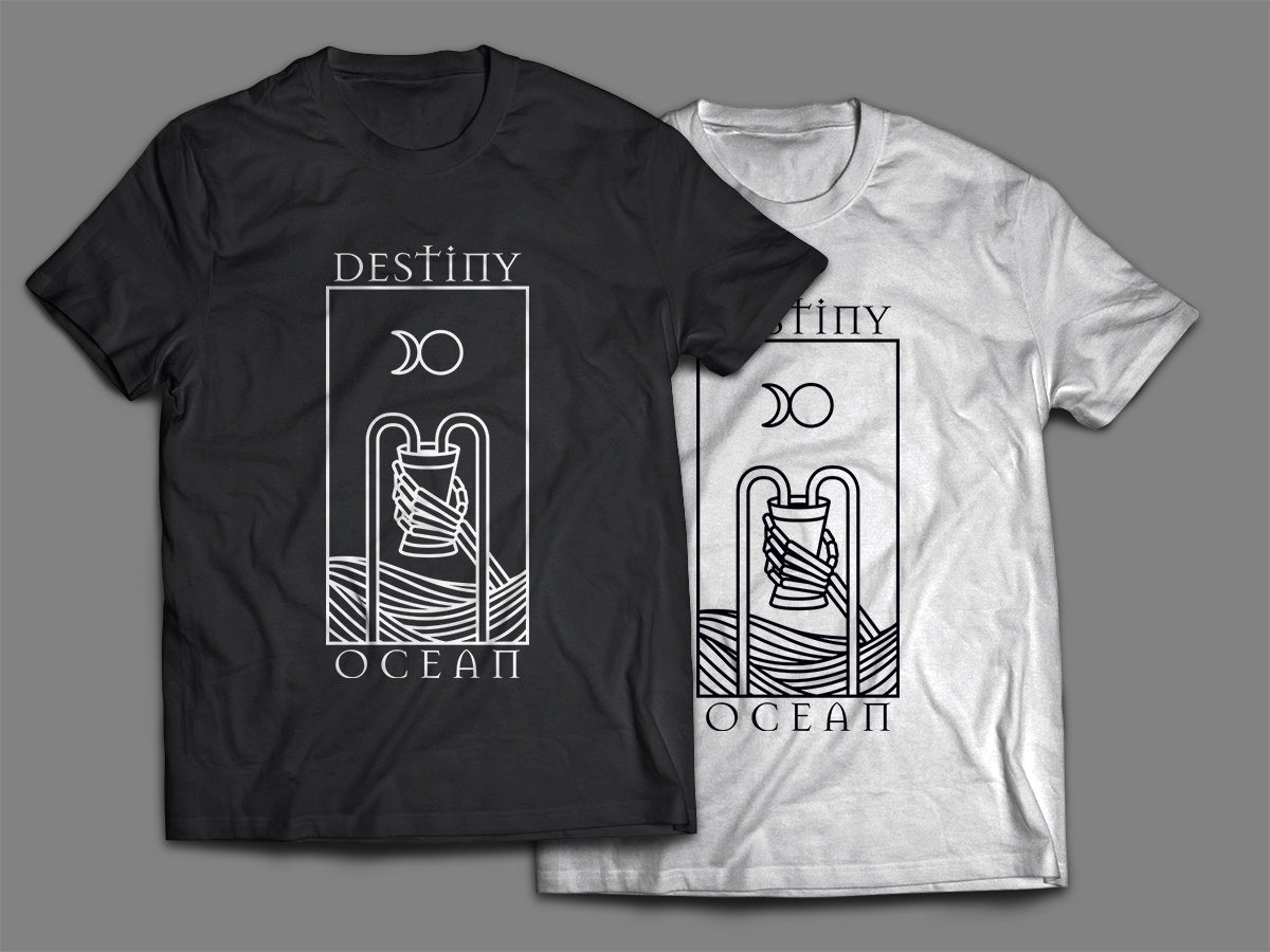 Destiny Ocean T-Shirt MockUp_Front